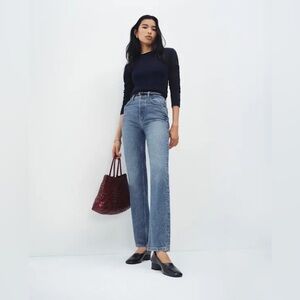Reformation Cynthia High Rise Straight Jeans